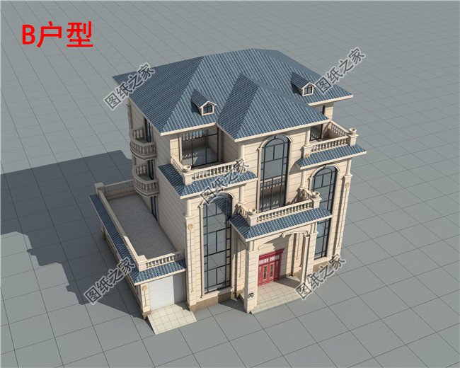 四層簡單新農(nóng)村房屋設(shè)計(jì)圖紙，造價(jià)低，適合農(nóng)村自建