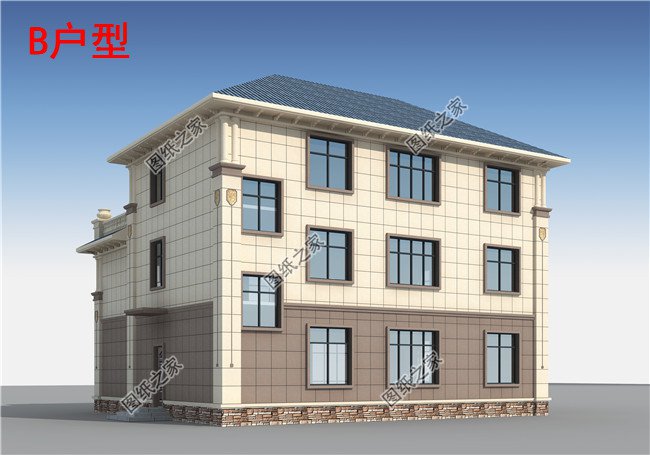 新農(nóng)村私人別墅建筑設(shè)計(jì)施工圖，全套別墅設(shè)計(jì)圖紙