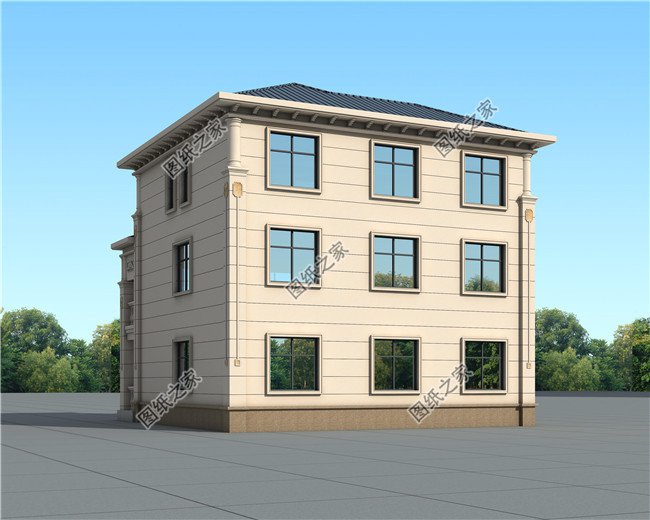 農(nóng)村自建三層房屋施工圖紙及效果圖