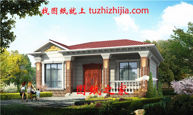 6款農(nóng)村蓋一層平房的設(shè)計(jì)圖，10萬(wàn)元就能建起來(lái)