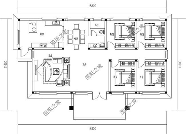 這11個(gè)一層農(nóng)村自建房別墅火爆了朋友圈！我最喜歡戶(hù)型十！你呢？