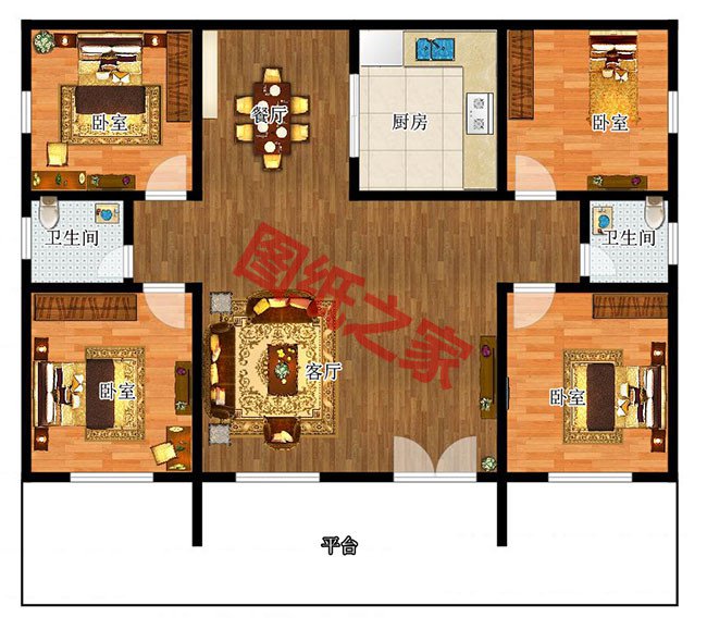 這11個(gè)一層農(nóng)村自建房別墅火爆了朋友圈！我最喜歡戶(hù)型十！你呢？