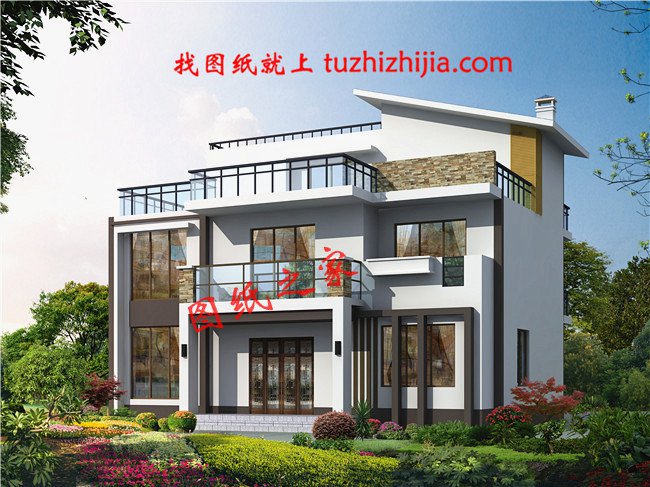 平頂=難看？你只是少個(gè)圖！10套平頂小別墅超好看