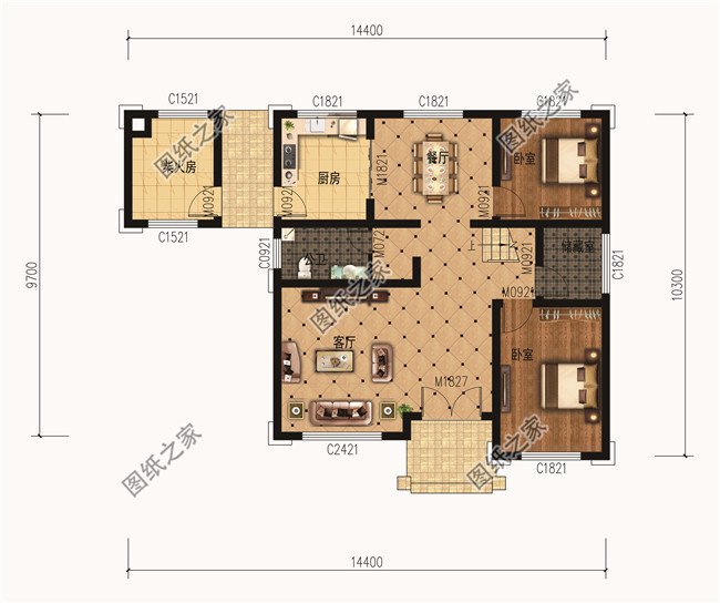 良心推薦，20款經(jīng)濟型農(nóng)村別墅圖紙，造價25萬內(nèi)