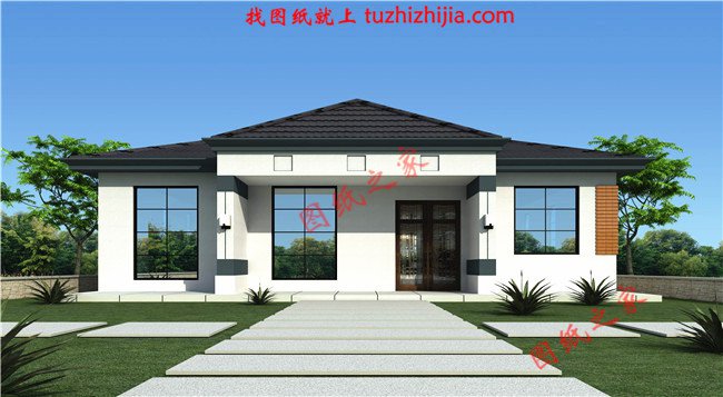 6套最漂亮的一層平房圖片【附設(shè)計(jì)方案】，忍不住推薦