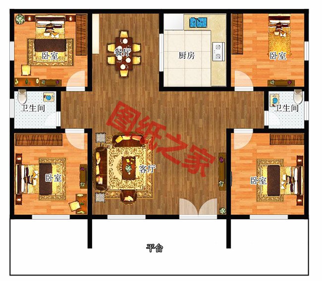 6套最漂亮的一層平房圖片【附設(shè)計(jì)方案】，忍不住推薦