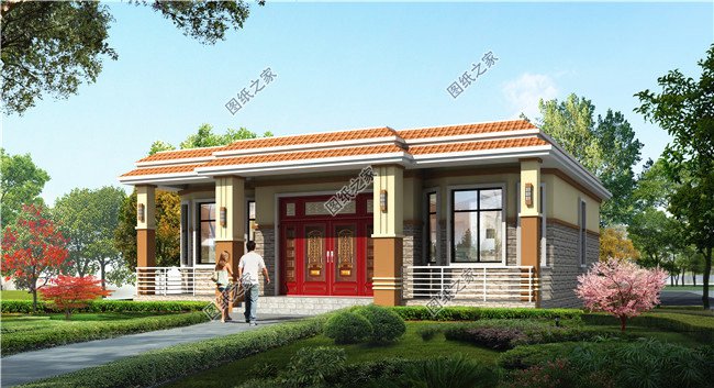 6套最漂亮的一層平房圖片【附設(shè)計(jì)方案】，忍不住推薦