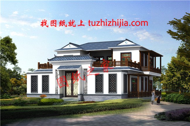 15×14米二層農(nóng)村四合院設(shè)計(jì)，秒殺各種洋別墅