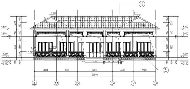 適合農(nóng)村自建的現(xiàn)代一層三合院圖，秒殺一切洋樓別墅！