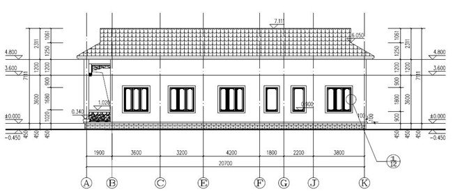適合農(nóng)村自建的現(xiàn)代一層三合院圖，秒殺一切洋樓別墅！