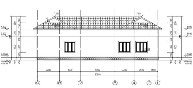 適合農(nóng)村自建的現(xiàn)代一層三合院圖，秒殺一切洋樓別墅！