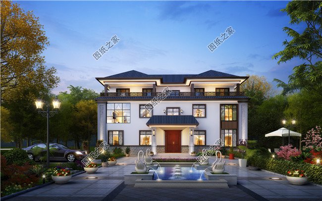 2024年好看的別墅外觀效果圖大全【多圖】