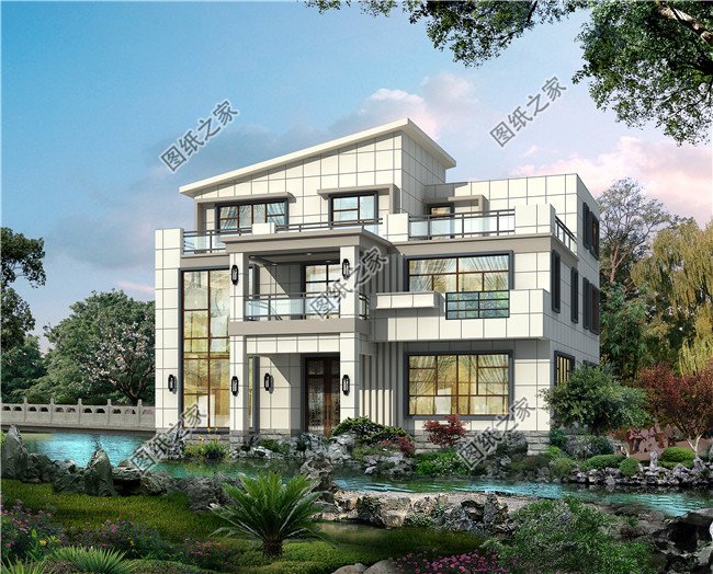 現(xiàn)代風(fēng)格別墅外觀效果圖片大全，一次看個夠