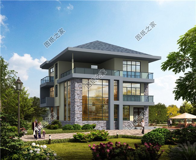 現(xiàn)代風(fēng)格別墅外觀效果圖片大全，一次看個夠