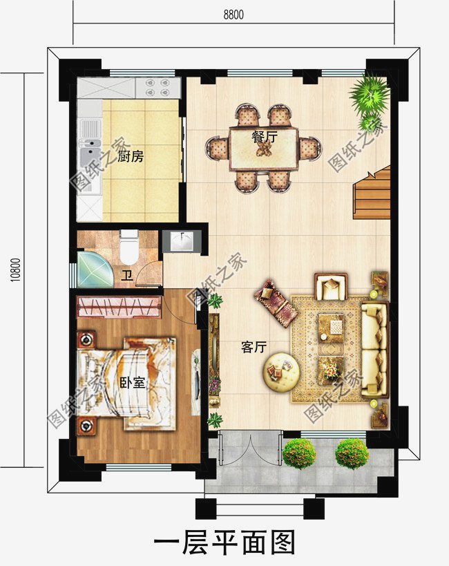 最受農(nóng)村人喜歡的10套占地100平自建房設(shè)計圖