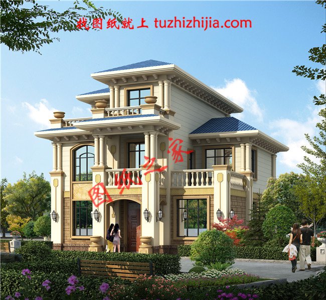 10款占地100平左右農(nóng)村別墅設(shè)計(jì)戶型圖，小宅基地建出大效果