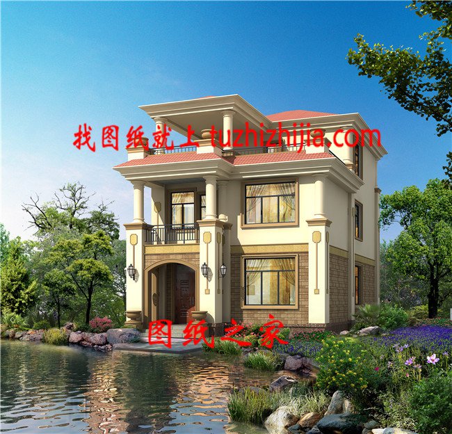 10款占地100平左右農(nóng)村別墅設(shè)計(jì)戶型圖，小宅基地建出大效果