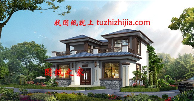 10款占地100平左右農(nóng)村別墅設(shè)計(jì)戶型圖，小宅基地建出大效果