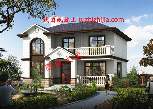 10款占地100平左右農(nóng)村別墅設(shè)計(jì)戶型圖，小宅基地建出大效果