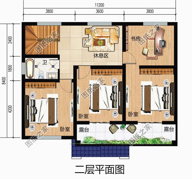 10款占地100平左右農(nóng)村別墅設(shè)計(jì)戶型圖，小宅基地建出大效果
