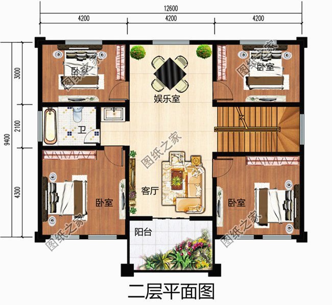 十款經典二層農村自建別墅戶型設計，你喜歡哪款呢？