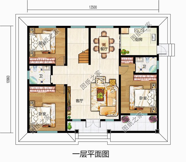 300套圖紙精選5款農(nóng)村小別墅，2024年最款，建房一定要看