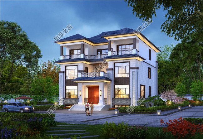 10款新中式別墅房屋效果圖大全，越看越喜歡