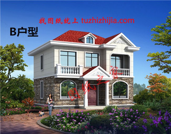 2套10X10米農(nóng)村別墅，實用美觀，適合農(nóng)村