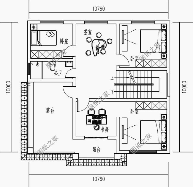 2套10X10米農(nóng)村別墅，實用美觀，適合農(nóng)村