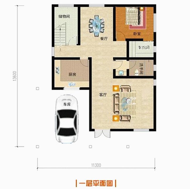 誰說農(nóng)村小別墅花費高，這款二層帶車庫自建房20萬以內(nèi)都能建