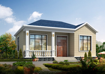 90平-100平小戶(hù)型一層三間平房農(nóng)村別墅設(shè)計(jì)圖方案戶(hù)型