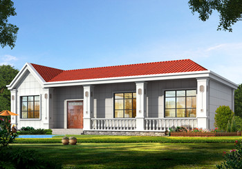 一層4間自建平房別墅及全套戶型圖紙，占地160平左右，簡單實用