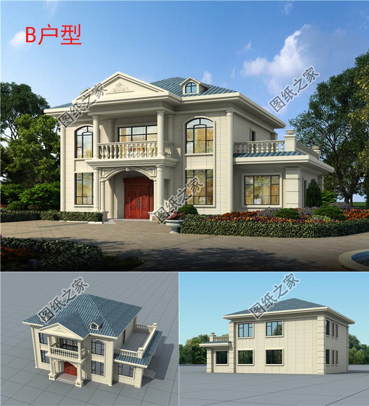 二層歐式別墅設(shè)計(jì)圖