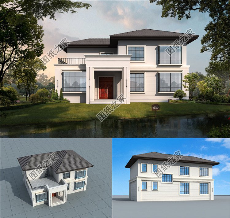 二層歐式小洋樓設(shè)計(jì)圖