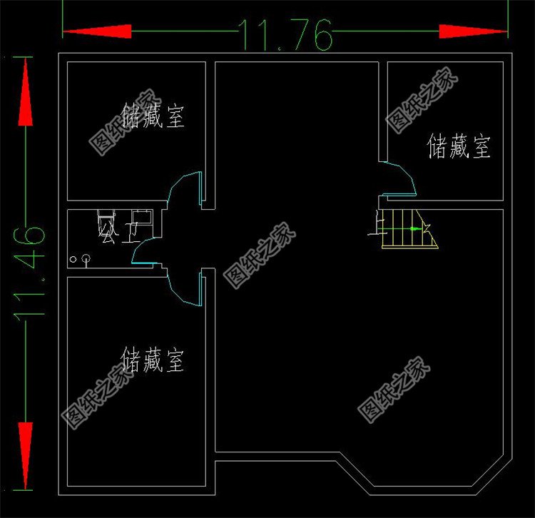 二層歐式別墅地下室方案