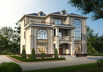 180平高端歐式三層別墅圖紙?jiān)O(shè)計(jì)，大戶型復(fù)式客廳