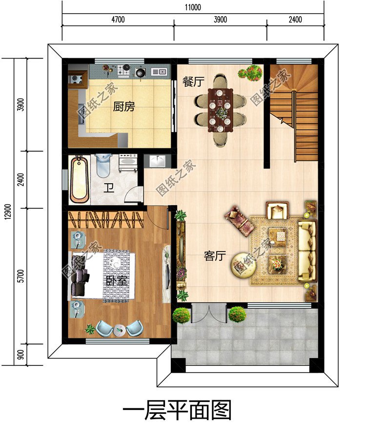 最美二層樓別墅圖片大全及全套建筑設計圖紙，20萬左右