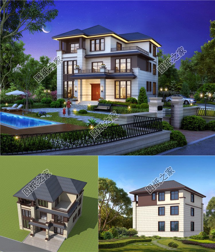 三層新中式別墅設(shè)計(jì)方案