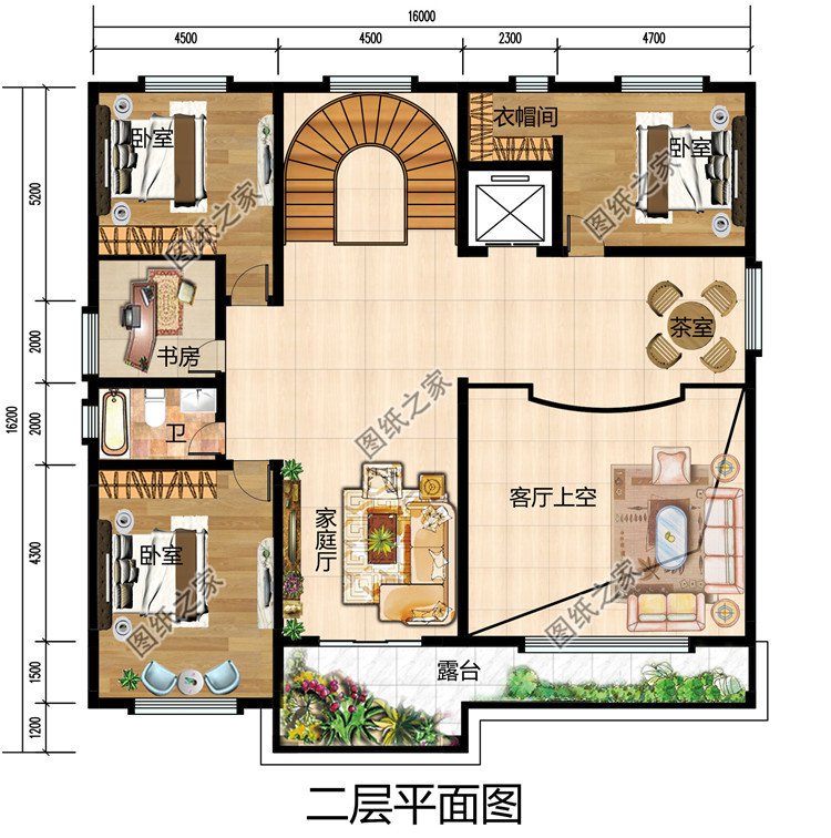 新中式三層樓房設(shè)計圖紙，帶地下室，地下車庫，帶電梯