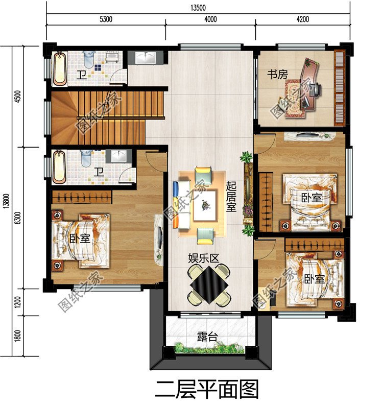 人氣頗高的三層新中式別墅方案，五種戶型，五種尺寸