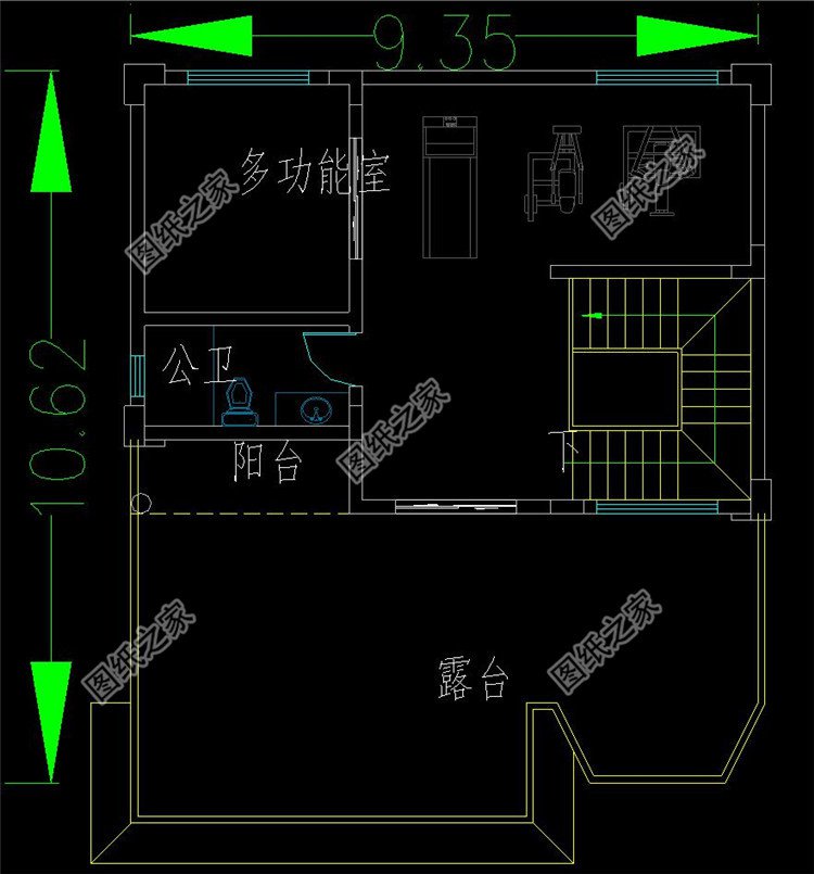 四層歐式別墅設(shè)計四層戶型圖