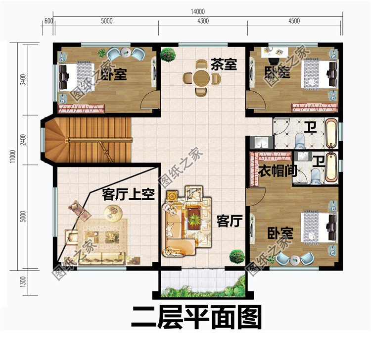 50萬(wàn)左右農(nóng)村三層別墅設(shè)計(jì)圖