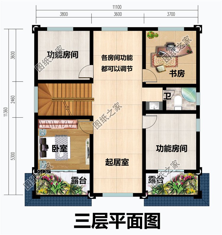 新農(nóng)村三層豪華歐式別墅