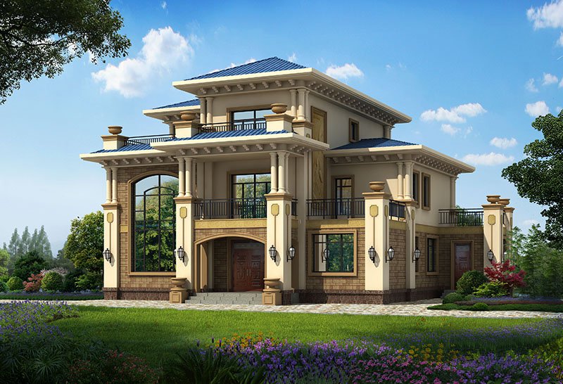 三層豪華型別墅設(shè)計(jì)圖S5116版權(quán)登記證書(shū)及說(shuō)明