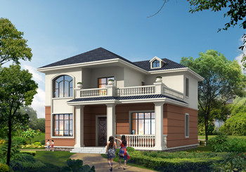 簡(jiǎn)單農(nóng)村二層自建房子設(shè)計(jì)圖，主體18萬(wàn)就能建好，太心動(dòng)了！