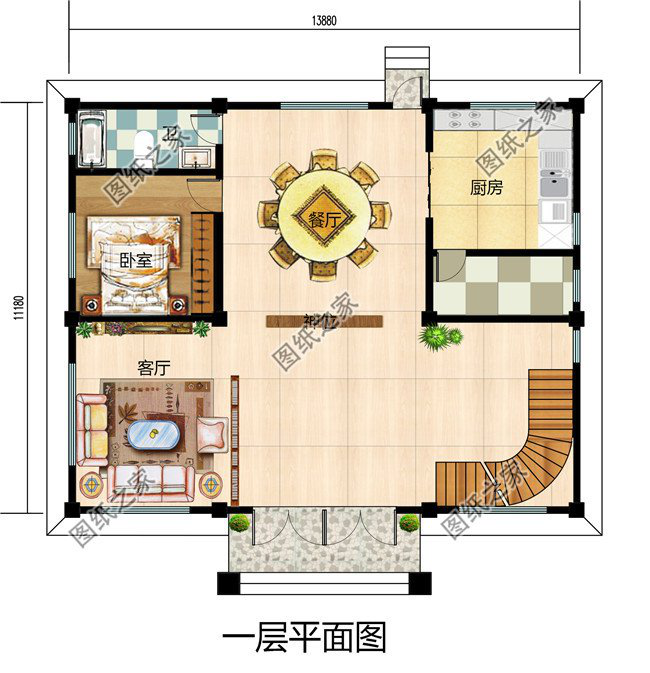 最新農(nóng)村三層樓照片，都帶全套設(shè)計圖，實用又劃算