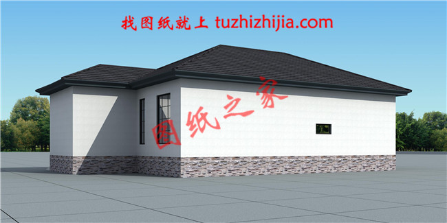 3款農(nóng)村一層別墅圖紙，自帶車庫(kù)，造價(jià)不到20萬，鄰居見了都說好