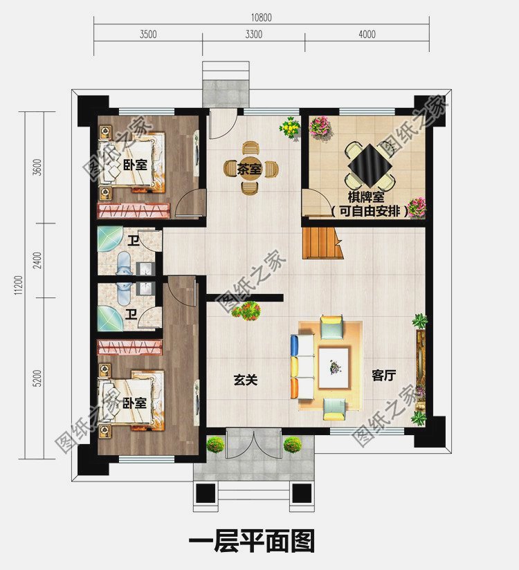 3款農村二層小樓設計圖，誰看誰說好，造價13萬元左右