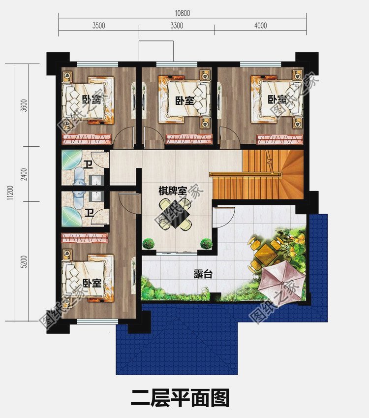 3款農村二層小樓設計圖，誰看誰說好，造價13萬元左右