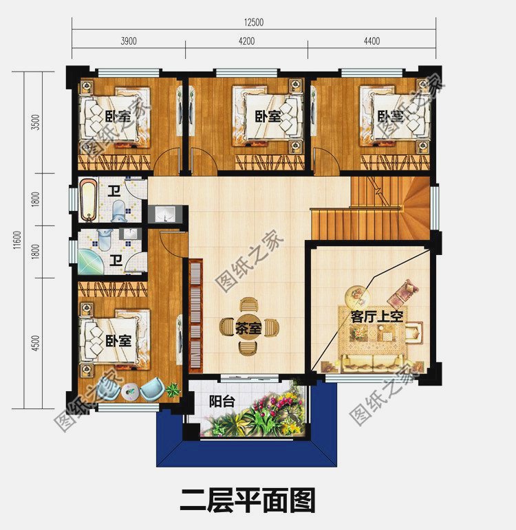 3款農村二層小樓設計圖，誰看誰說好，造價13萬元左右